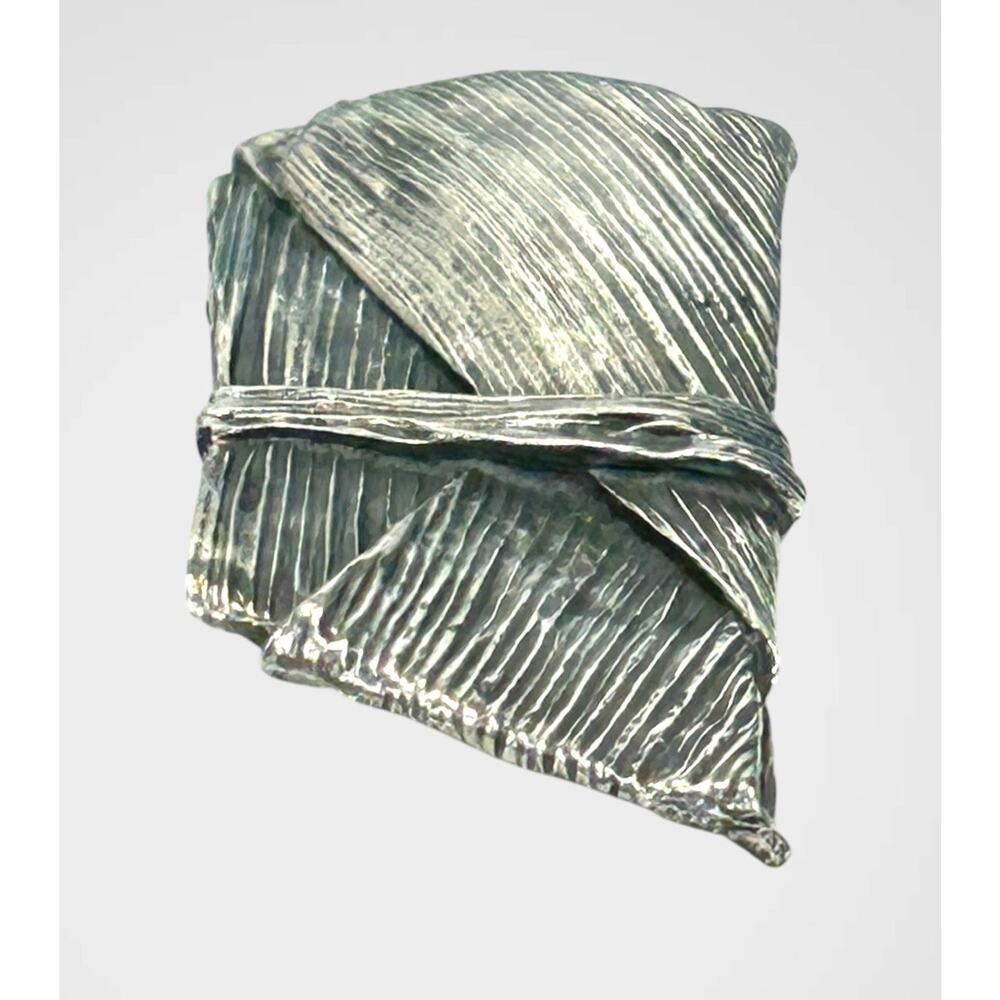 Vtg Mignon Faget Brooch Pin 925 Sterling Retired Zea Holoch Husk 1988 Collection - Picture 7 of 12
